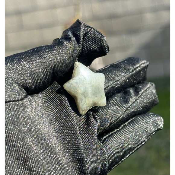 Labradorite Star Shaped Pendent Green Reiki Healing - Picture 10 of 12